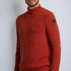 Coltruien Voor Heren PME Legend Coltrui Knitted Rood 9 Coltruien Voor Heren PME Legend Coltrui Knitted Rood -Truien & Vesten Verkoop winkel 71031 4