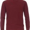 Casa Moda Pullover O-Hals Melange Rood