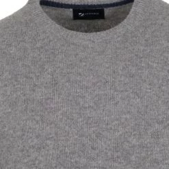 Lamswollen Truien Suitable Lamswol Trui O-Hals Grijs 8 Lamswollen Truien Suitable Lamswol Trui O-Hals Grijs -Truien & Vesten Verkoop winkel 71292 2