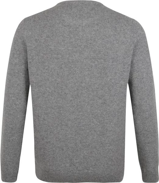 Lamswollen Truien Suitable Lamswol Trui O-Hals Grijs 5 Lamswollen Truien Suitable Lamswol Trui O-Hals Grijs - Afbeelding 5