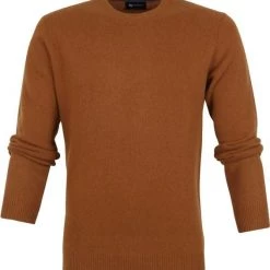 Lamswollen Truien Suitable Lamswol Trui O-Hals Camel -Truien & Vesten Verkoop winkel 71297 5 1