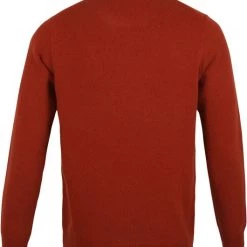 Lamswollen Truien Suitable Lamswol Trui O-Hals Brique Oranje -Truien & Vesten Verkoop winkel 71299 4