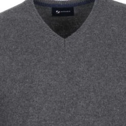 Lamswollen Truien Suitable Lamswol Trui V-Hals Antraciet -Truien & Vesten Verkoop winkel 71300 2 1