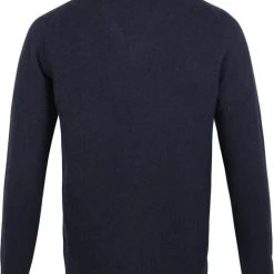 Lamswollen Truien Suitable Lamswol Trui V-Hals Donkerblauw -Truien & Vesten Verkoop winkel 71301 4