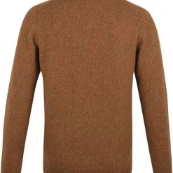 Lamswollen Truien Suitable Lamswol Trui V-Hals Camel -Truien & Vesten Verkoop winkel 71304 4