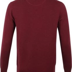 Suitable Respect Vini Pullover V-Hals Bordeaux -Truien & Vesten Verkoop winkel 71685 4