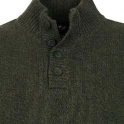 Lamswollen Truien Suitable Lamswol Mocker Pull Donkergroen -Truien & Vesten Verkoop winkel 71732 2 1