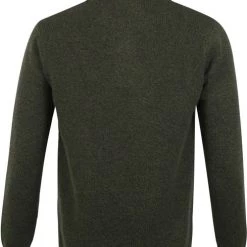 Lamswollen Truien Suitable Lamswol Mocker Pull Donkergroen -Truien & Vesten Verkoop winkel 71732 4