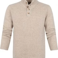 Lamswollen Truien Suitable Lamswol Mocker Pull Beige