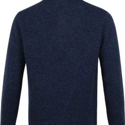 Lamswollen Truien Suitable Lamswol Mocker Pull Donkerblauw -Truien & Vesten Verkoop winkel 71734 4