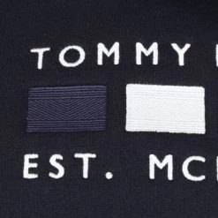 Hoodies Tommy Hilfiger Hoodie Four Flags Donkerblauw -Truien & Vesten Verkoop winkel 71791 3