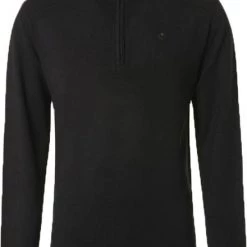 Schipperstruien & Truien Met Rits No-Excess Half Zip Trui Zwart -Truien & Vesten Verkoop winkel 71901 6 1