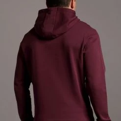 Hoodies Lyle And Scott Hoodie Bordeaux -Truien & Vesten Verkoop winkel 71964 6
