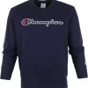 Sweaters Champion Sweater Script Donkerblauw Logo