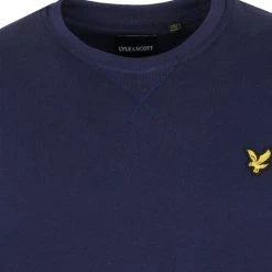 Lyle And Scott Sweaters Lyle & Scott Trui Navy -Truien & Vesten Verkoop winkel 72133 2