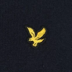 Lyle And Scott Wollen Truien Voor Heren Lyle & Scott Navy Trui -Truien & Vesten Verkoop winkel 72144 3