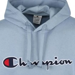 Hoodies Champion Hoodie Logo Blauw -Truien & Vesten Verkoop winkel 72689 2 1