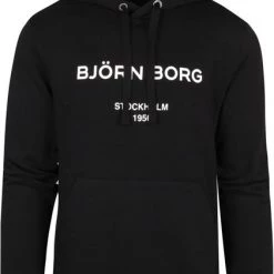 Hoodies Bjorn Borg Hoodie Zwart Logo