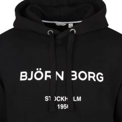 Hoodies Bjorn Borg Hoodie Zwart Logo -Truien & Vesten Verkoop winkel 72817 2