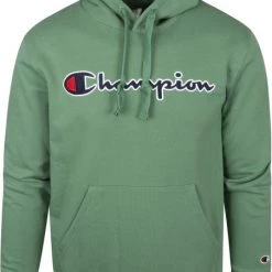 Hoodies Champion Hoodie Logo Donkergroen