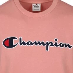 Sweaters Champion Sweater Script Logo Roze -Truien & Vesten Verkoop winkel 73225 2 1