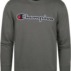 Sweaters Champion Sweater Script Logo Donkergroen -Truien & Vesten Verkoop winkel 73226 1 1