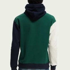 Hoodies Scotch And Soda Logo Hoodie Groen Multicolour -Truien & Vesten Verkoop winkel 73447 5