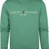 Sweaters Tommy Hilfiger Sweater Logo Mid Groen