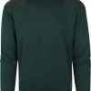 Truien Van Merino Wol Scotch And Soda Trui Schouderpatch Donkergroen
