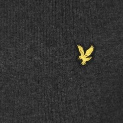 Lyle And Scott Wollen Truien Voor Heren Lyle & Scott Trui Mix Wol Donkergrijs -Truien & Vesten Verkoop winkel 74180 4