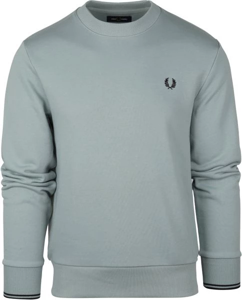 Sweaters Fred Perry Sweater Logo Lichtblauw 1 Sweaters Fred Perry Sweater Logo Lichtblauw