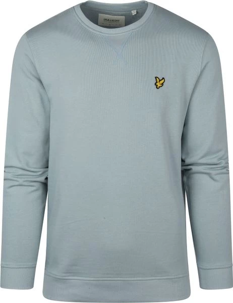 Lyle And Scott Sweaters Lyle & Scott Trui Mid Blauw 1 Lyle And Scott Sweaters Lyle & Scott Trui Mid Blauw