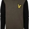 Lyle And Scott Sweaters Lyle & Scott Trui Logo Olijfgroen