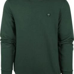 Sweaters KnowledgeCotton Apparel Sweater Donkergroen