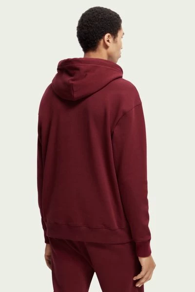 Hoodies Scotch And Soda Felpa Hoodie Bordeaux Rood 3 Hoodies Scotch And Soda Felpa Hoodie Bordeaux Rood - Afbeelding 3
