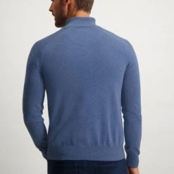 Pullover State Of Art Half Zip Grijsblauw -Truien & Vesten Verkoop winkel 74298 5