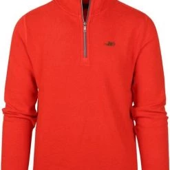 New Zealand Auckland Schipperstruien & Truien Met Rits NZA Half Zip Trui Arapohue Rood -Truien & Vesten Verkoop winkel 74300 1 1