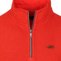 New Zealand Auckland Schipperstruien & Truien Met Rits NZA Half Zip Trui Arapohue Rood -Truien & Vesten Verkoop winkel 74300 2