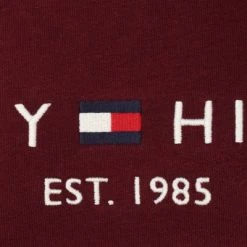 Hoodies Tommy Hilfiger Hoodie Bordeaux -Truien & Vesten Verkoop winkel 74402 3