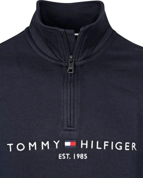 Schipperstruien & Truien Met Rits Tommy Hilfiger Zipper Pullover Donkerblauw 6 Schipperstruien & Truien Met Rits Tommy Hilfiger Zipper Pullover Donkerblauw - Afbeelding 6