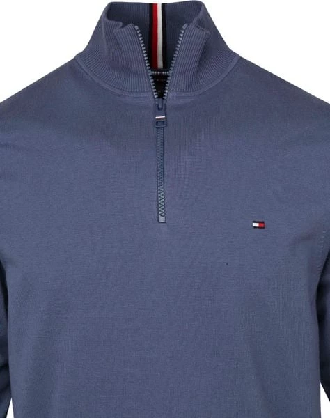 Schipperstruien & Truien Met Rits Tommy Hilfiger Zipper Pullover 1985 Indigo Blauw 6 Schipperstruien & Truien Met Rits Tommy Hilfiger Zipper Pullover 1985 Indigo Blauw - Afbeelding 6