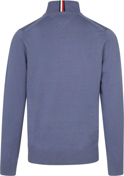 Schipperstruien & Truien Met Rits Tommy Hilfiger Zipper Pullover 1985 Indigo Blauw 4 Schipperstruien & Truien Met Rits Tommy Hilfiger Zipper Pullover 1985 Indigo Blauw - Afbeelding 4