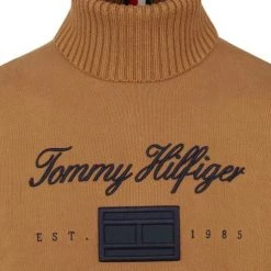 Sweaters Tommy Hilfiger Rol Hals Bruin -Truien & Vesten Verkoop winkel 74410 2 1