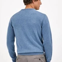 Lamswollen Truien Hackett Lamswollen Trui Blauw -Truien & Vesten Verkoop winkel 74421 5