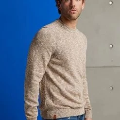 Pullover Cast Iron Trui Bruine Melange -Truien & Vesten Verkoop winkel 74443 4 1