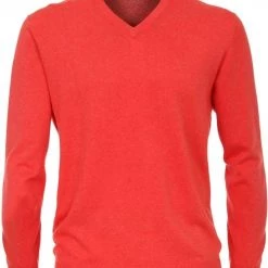 Casa Moda Pullover V-Hals Rood -Truien & Vesten Verkoop winkel 74447 4 1