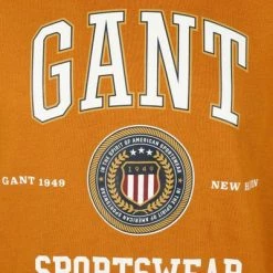 Sweaters Gant Sweater O-Hals Okergeel -Truien & Vesten Verkoop winkel 74462 2