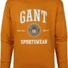 Sweaters Gant Sweater O-Hals Okergeel