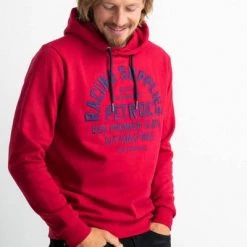 Hoodies Petrol Hoodie Rood -Truien & Vesten Verkoop winkel 74469 3