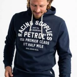 Hoodies Petrol Hoodie Navy Sapphire -Truien & Vesten Verkoop winkel 74471 3